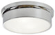 Matteo Lighting M12802CH Two Light Flush Mount, Chrome Finish