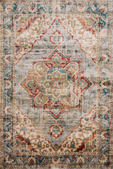 Antique Inspired Isadora Area Rug, Oatmeal/Multi, 2'x3'