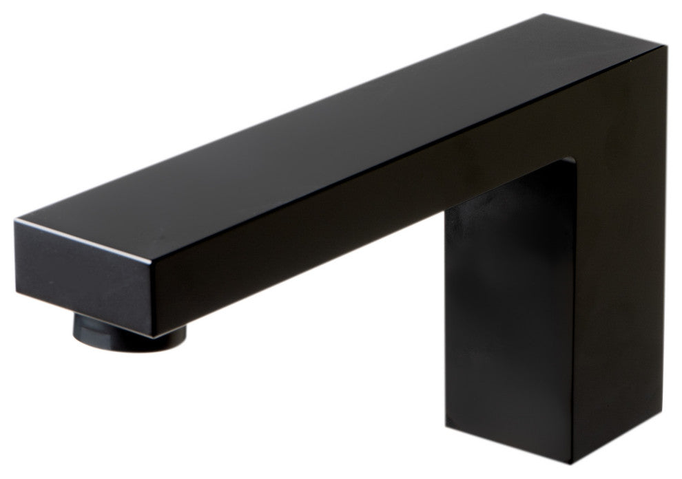 ALFI brand AB2322-BM Black Matte 3 Hole Deck Mounted Tub Filler with Hand Held