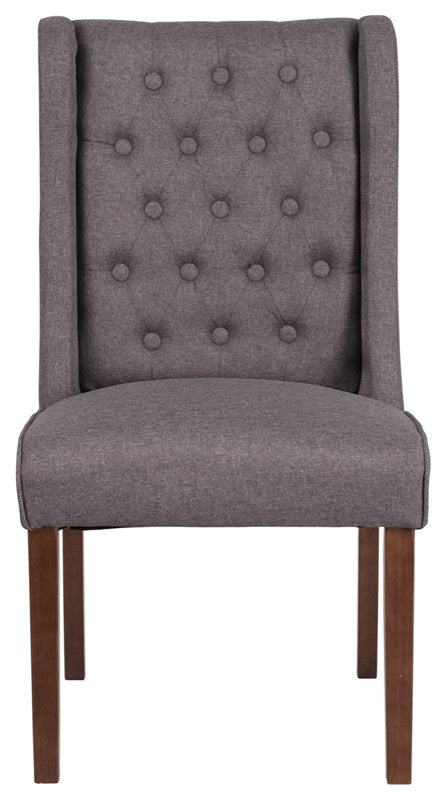 Olivia Gray Fabric Tufted Parsons Chair