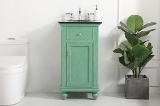 Home Living 19" Single Bathroom Vanity, Vintage Mint