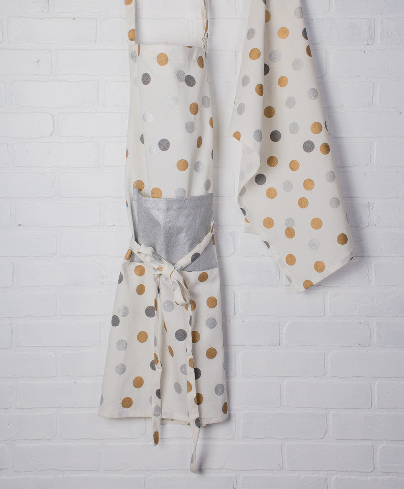 DII Metallic Confetti Chef Apron