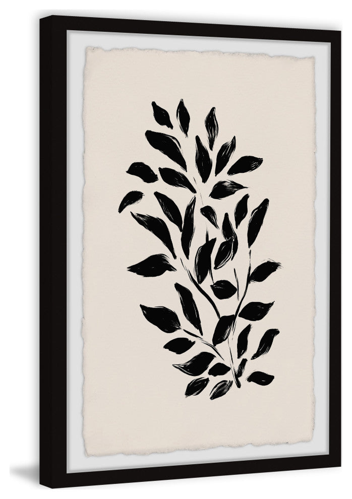 "The Leaves Flow" Framed Painting Print, 12x18