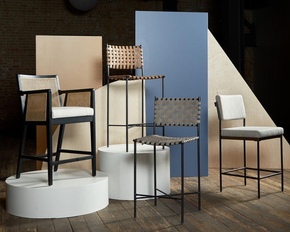 Benton Stool-Savile Flannel-Bar