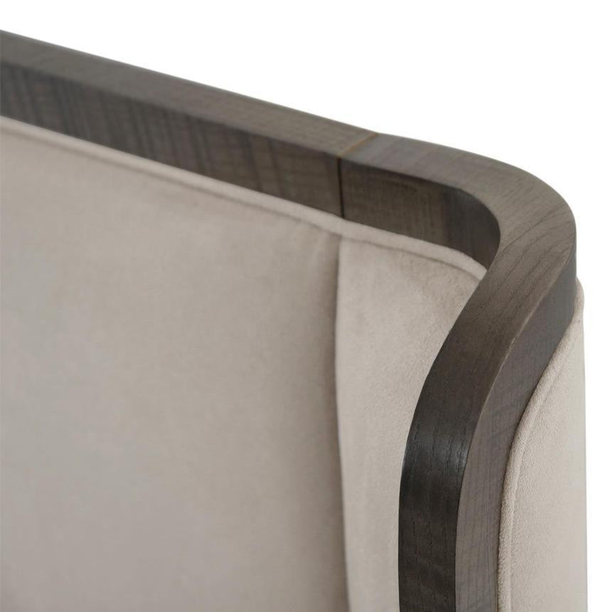 Aico Roxbury Park 5 PC Queen Multi-Panel Platform Bed Set in Slate w 2 NTD