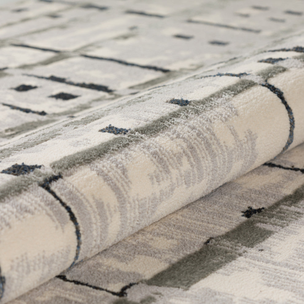 Dalyn Karma KM4 Grey 1'8" x 2'6" Rug