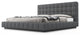 Grafton Bed Carbon Gray Fabric / King