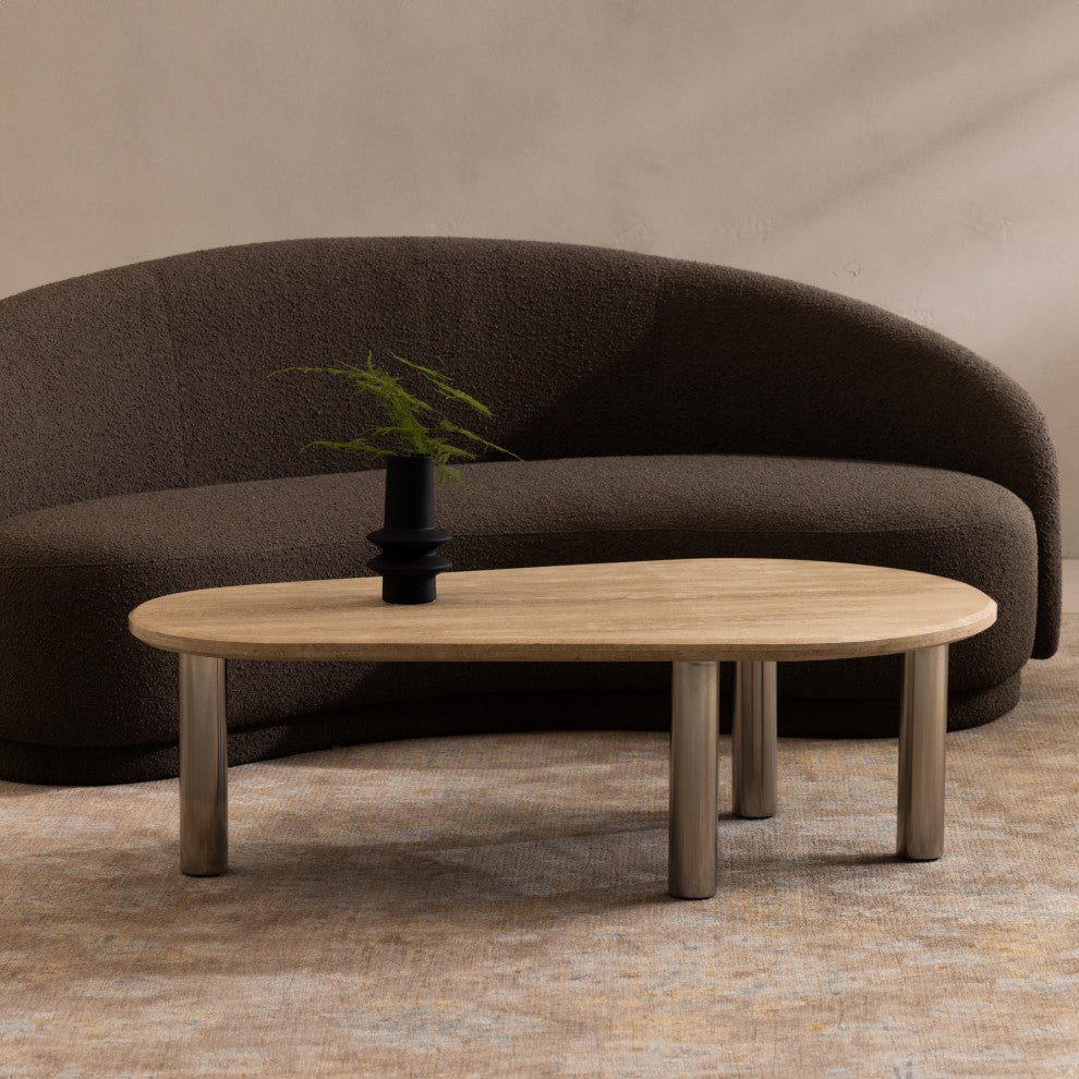 Fia Coffee Table Travertine