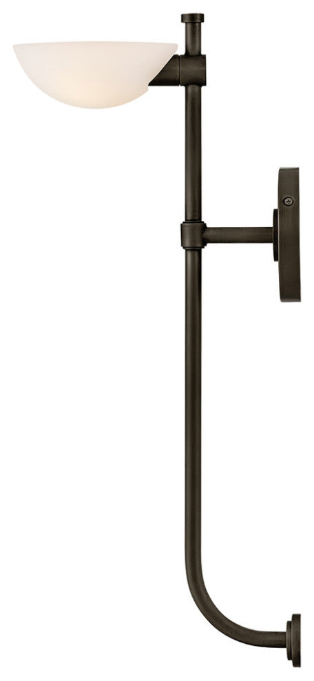 Fredrick Ramond Merit Large Single Light Sconce, Black Oxide