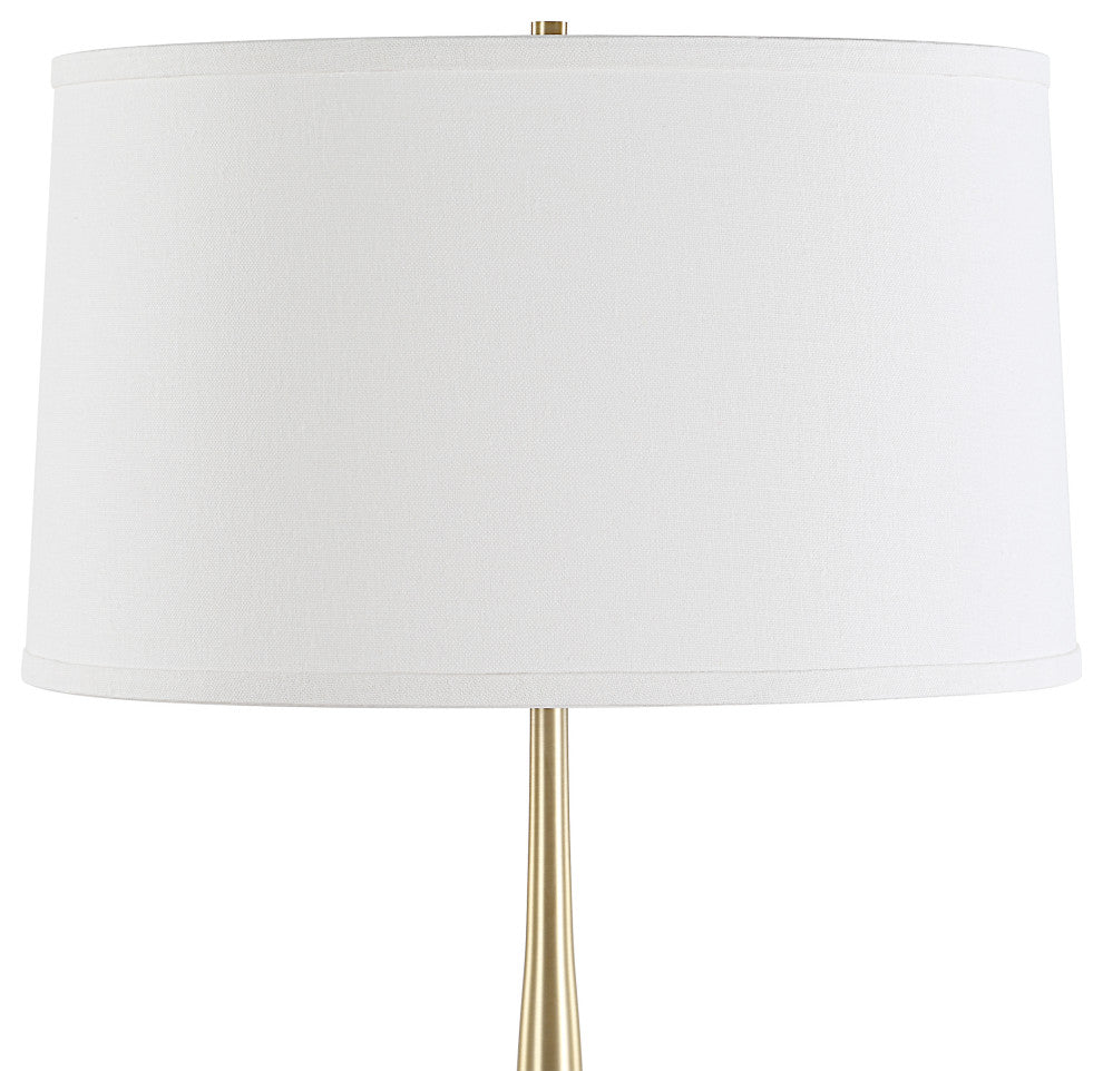 Uttermost Booker Thin Brass Table Lamp