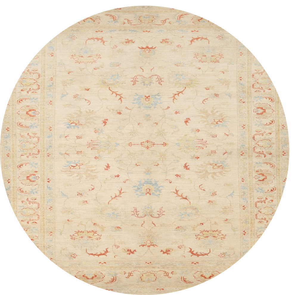 Ahgly Company Indoor Round Traditional Area Rugs, 4' Round