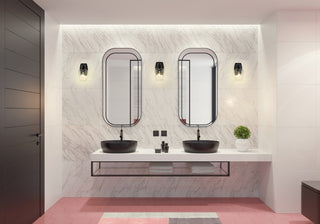 Z-Lite 1 Light Wall Sconce, Matte Black, 473-1S-MB