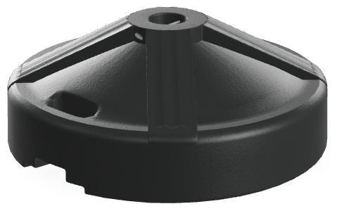 45 lbs Concrete Filled Umbrella Base with Handle, Graphite