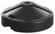 45 lbs Concrete Filled Umbrella Base with Handle, Graphite