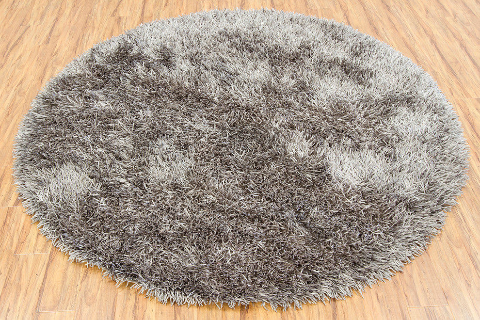 Tirish Contemporary Area Rug, 7'9" Round