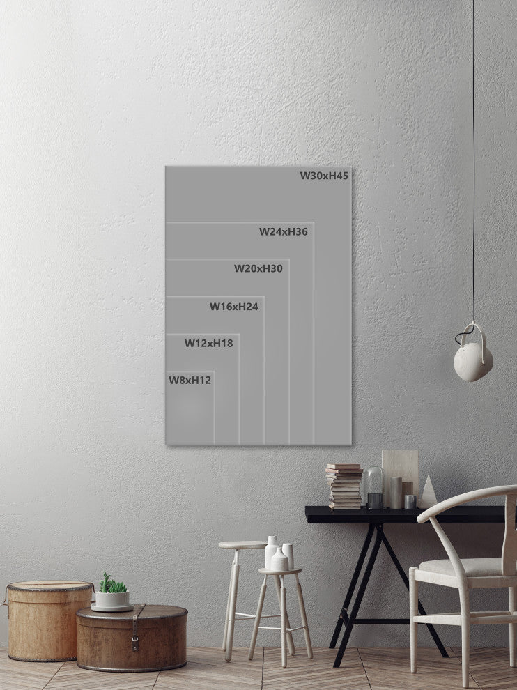 "Dynamic Pair" Painting Print on Wrapped Canvas, 20x30