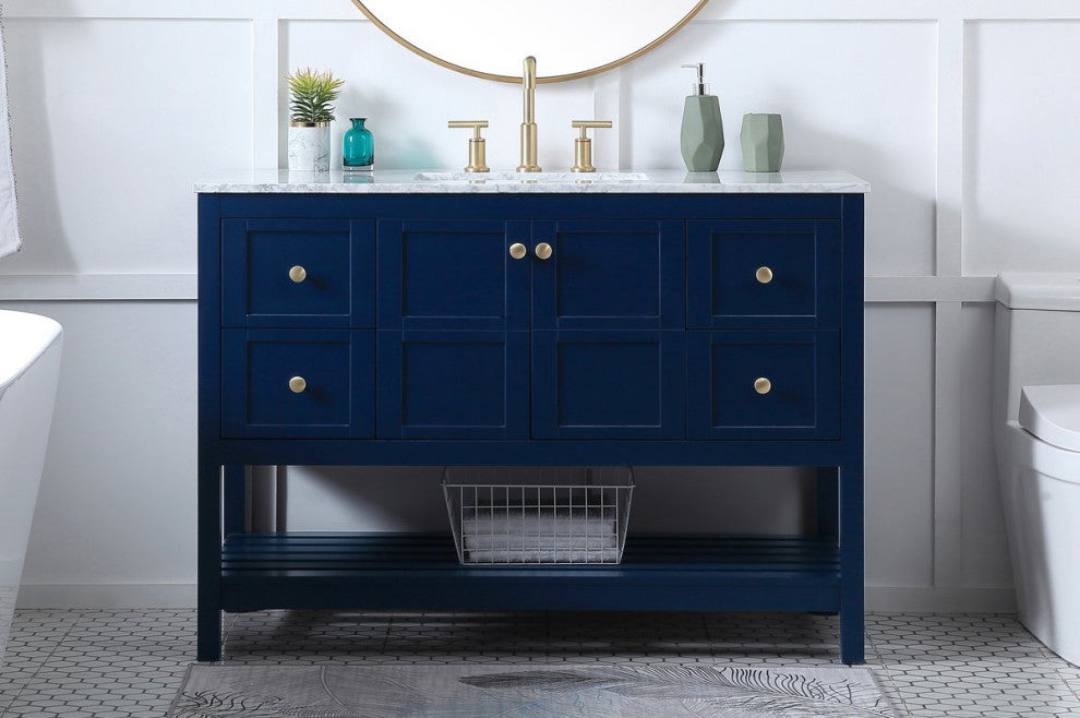Elegant VF16548BL 48"Single Bathroom Vanity, Blue