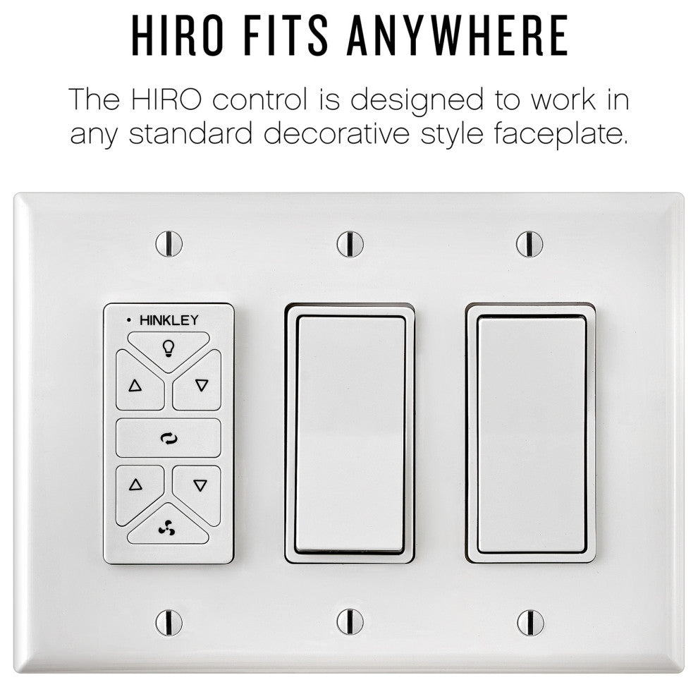 Hinkley Facet 60" Led Dual Mount Smart Fan, Matte White