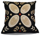 Decorative Holiday Pillow Geometric Print, Black, 26"x26"