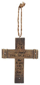 Christmas Ornament, Rugged Cross Resin