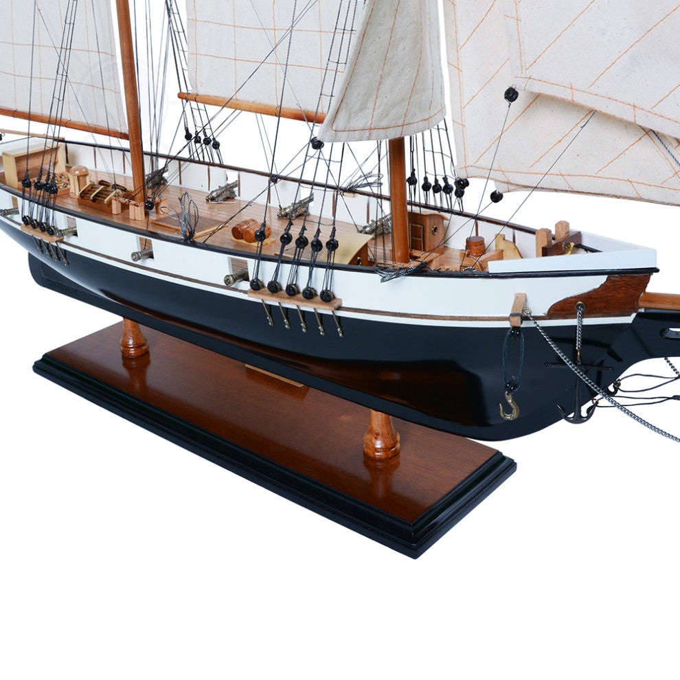 Harvey Painted Museum-quality Fully Assembled Wooden Model Ship