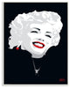 Stupell Industries Abstract Marilyn Portrait Vintage Movie Star, 10 x 15