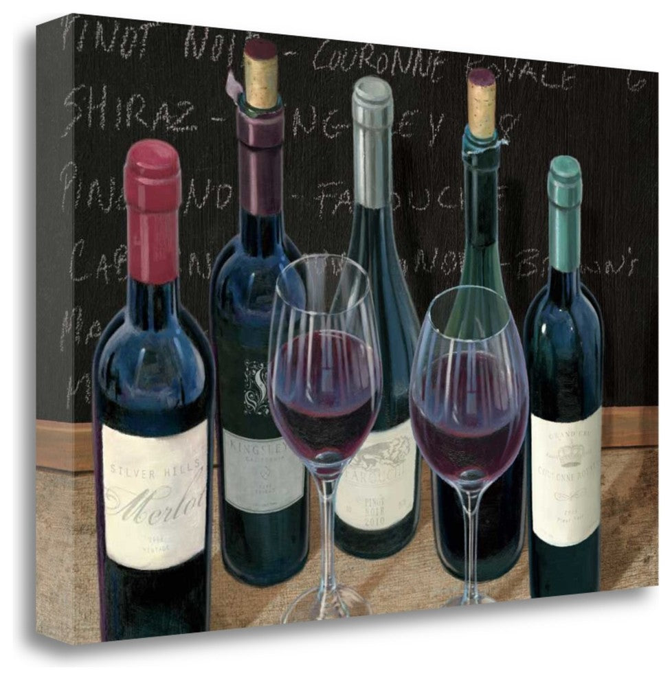 "Wine Spirit I" By James Wiens,Ready to Hang Giclee Print on Gallery Wrap Canvas