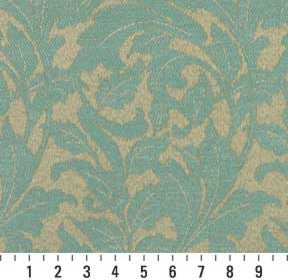 Mist Leaves Outdoor Indoor Marine Upholstery Fabric By The Yard