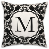 M Monogram 18x18 Indoor / Outdoor Pillow