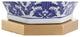 Gretchen 25" Ginger Jar Ceramic, Metal LED Table Lamp, Blue, White