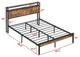 Gewnee Queen Size Metal Platform Bed Frame