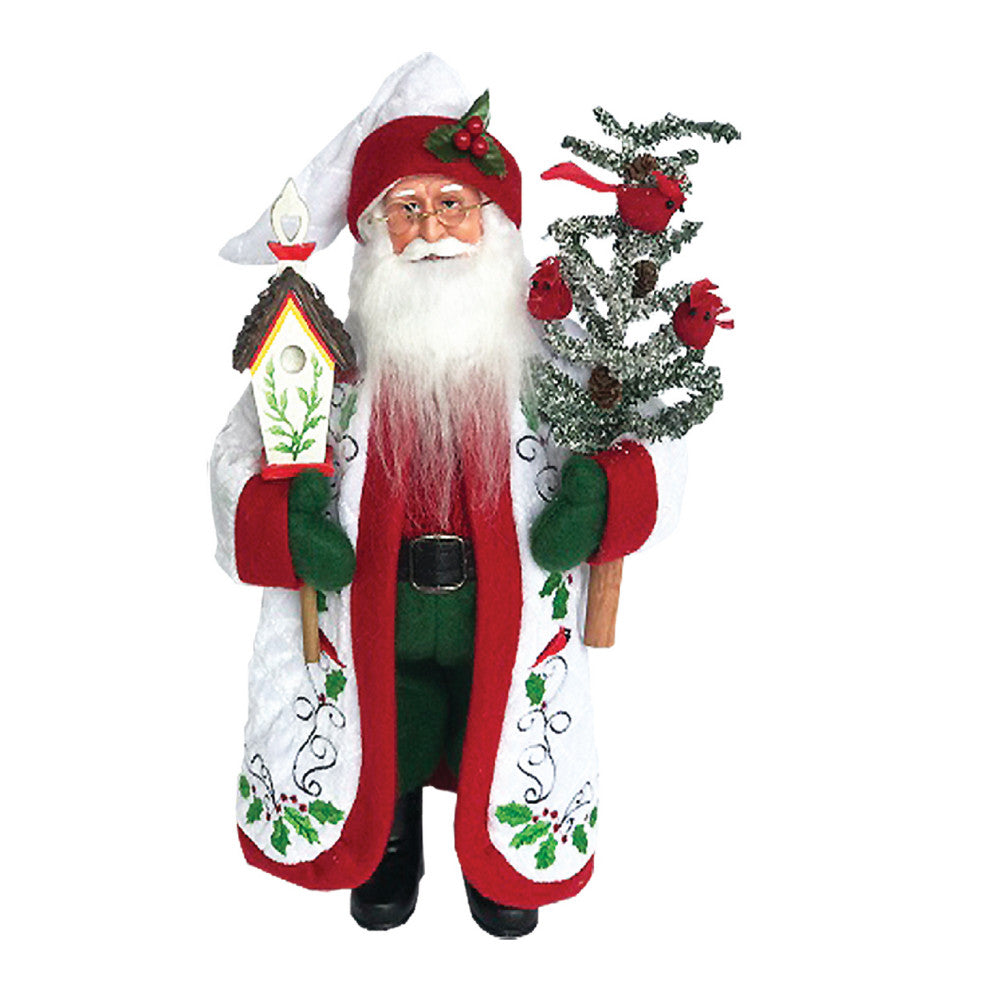 15" Cardinals and Holly Claus