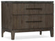 Beaumont Lane Stone Top Nightstand in Oak