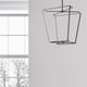 Matte Black Modern Chandelier With White Silicone