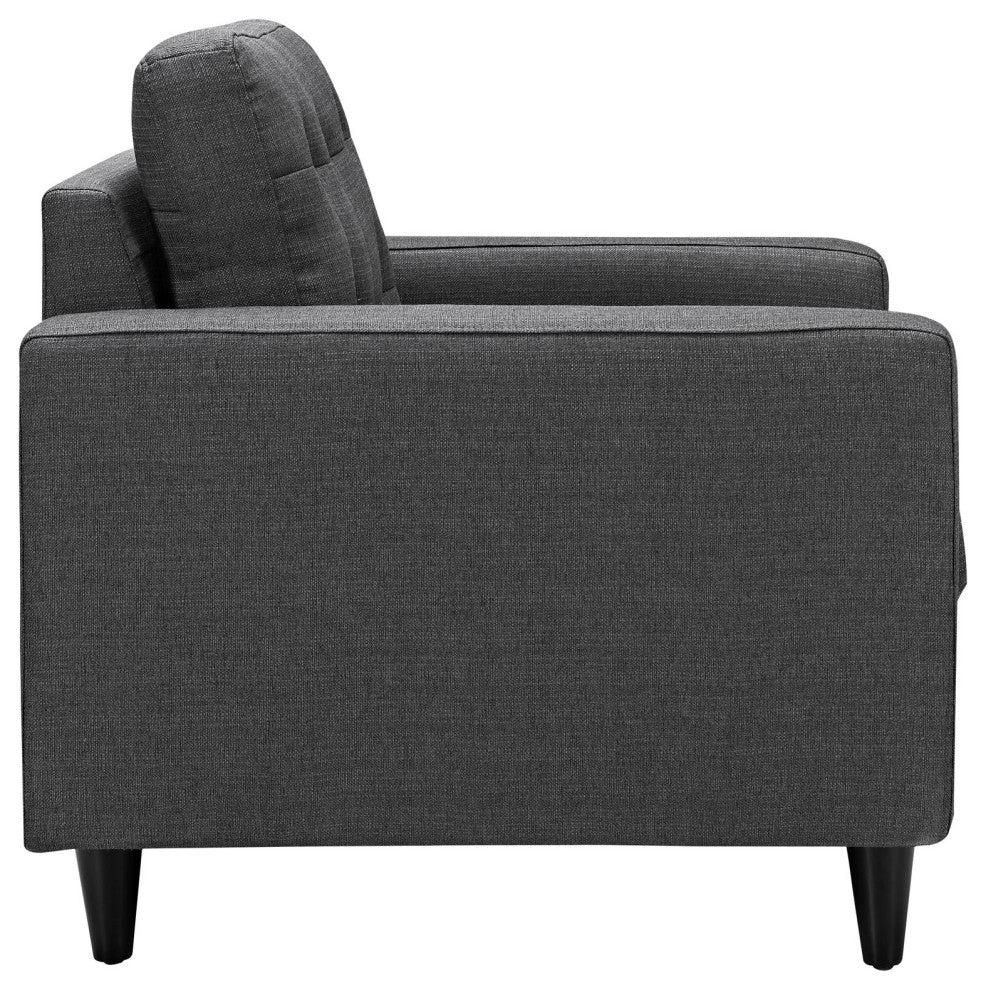 Gray Empress Sofa and Armchairs Set of 3