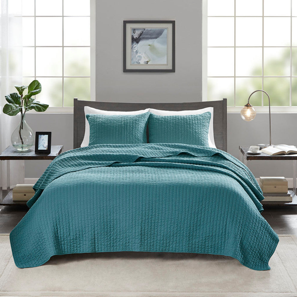 Madison Park Keaton 3 Piece Quilt Set