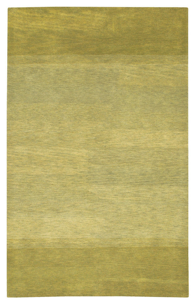 Metro Contemporary Area Rug, Green, 7''9" Round