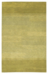 Metro Contemporary Area Rug, Green, 7'9" Round