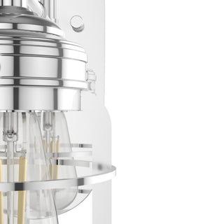 Hunter Starklake Chrome 1-Light Sconce Wall Fixture