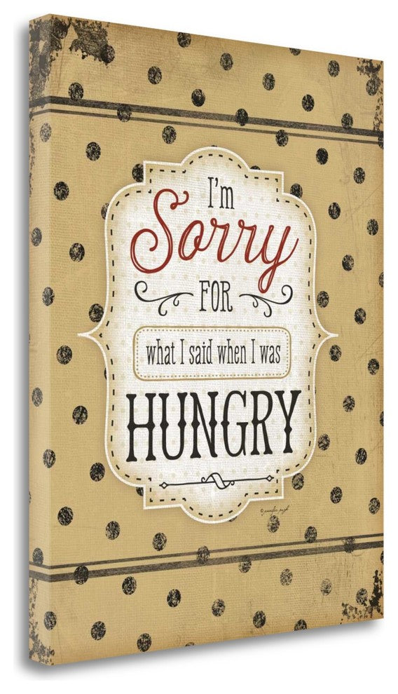 "Im Sorry For What I Said" By Jennifer Pugh, Giclee Print on Gallery Wrap Canvas