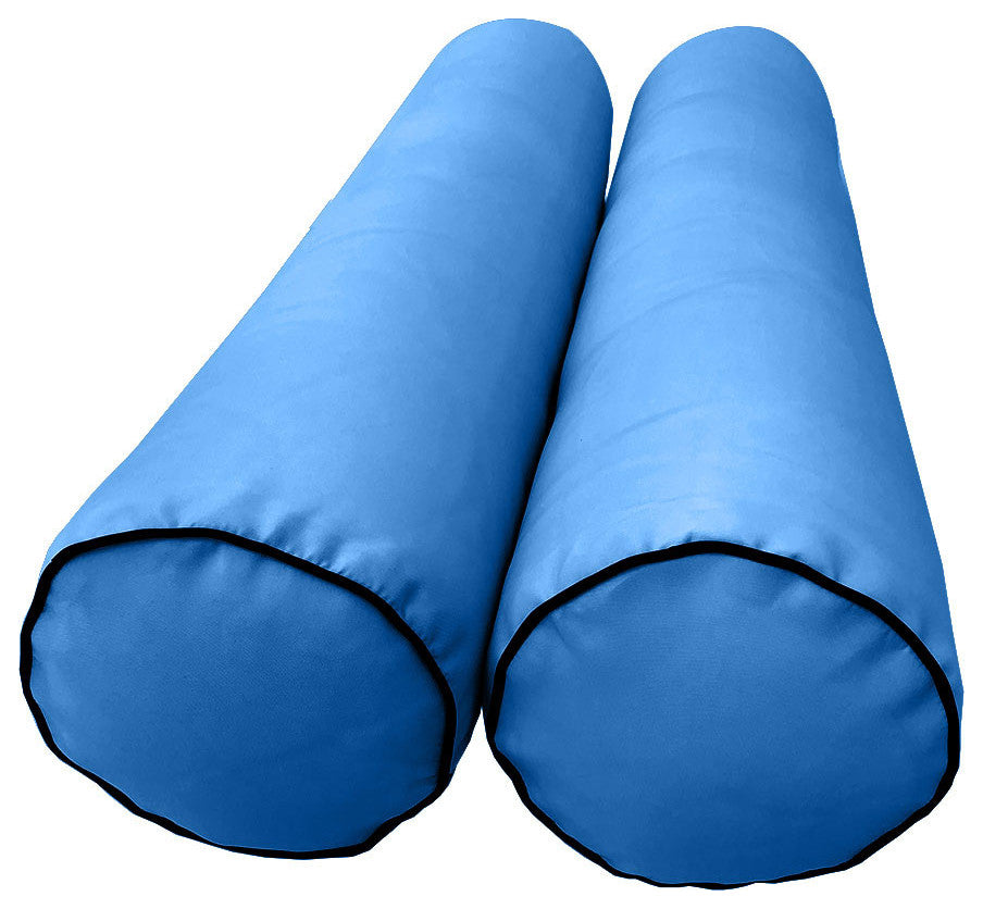 Style5 Crib Contrast Pipe Outdoor Mattress Bolster Slip Cover COMPLETE SET AD102
