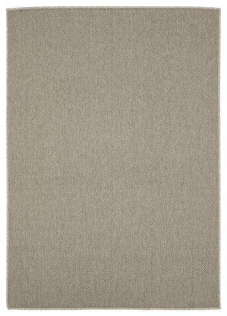 Cannes Solid Diamond Grey/ Light Grey Indoor-Outdoor Area Rug 6'7" x 9'2"