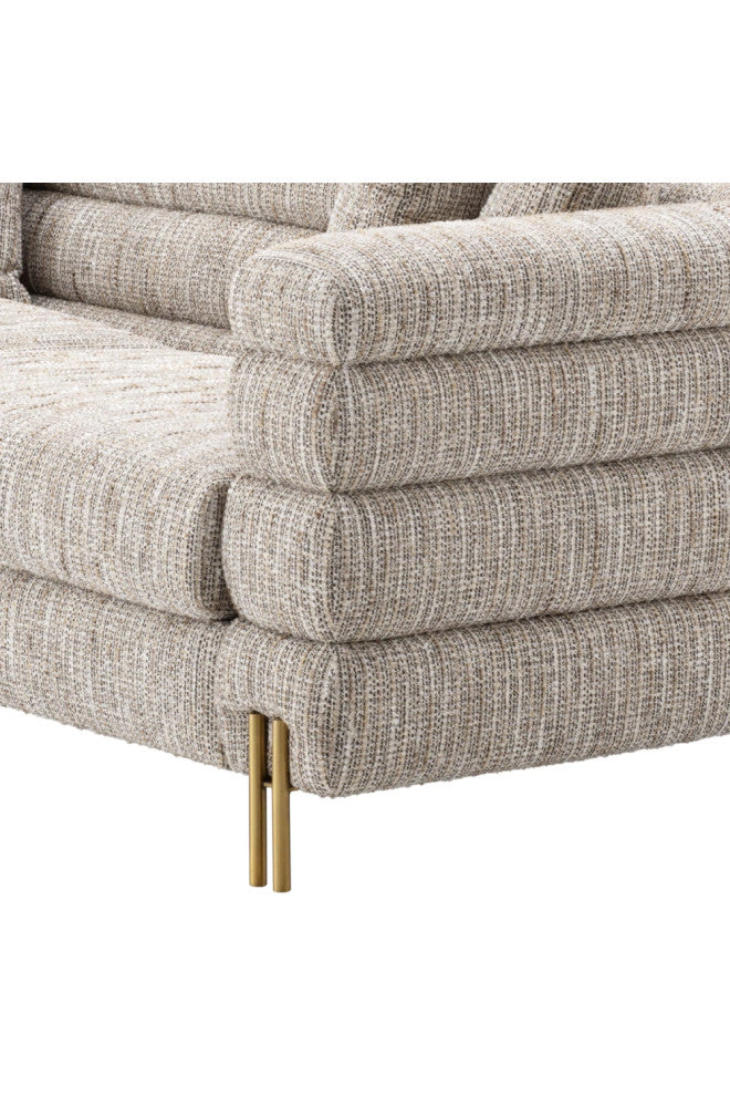 Contemporary Upholstered Sofa | Eichholtz York, Beige