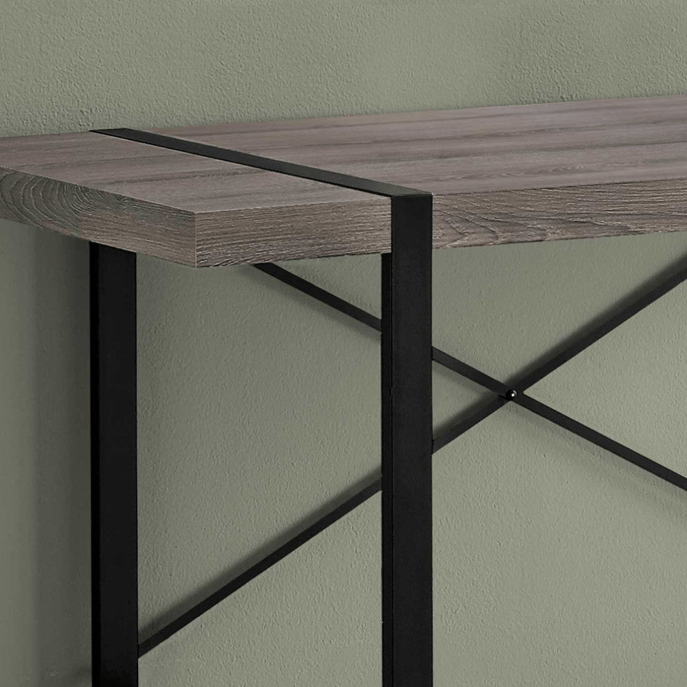24" Taupe Rectangular Computer Desk