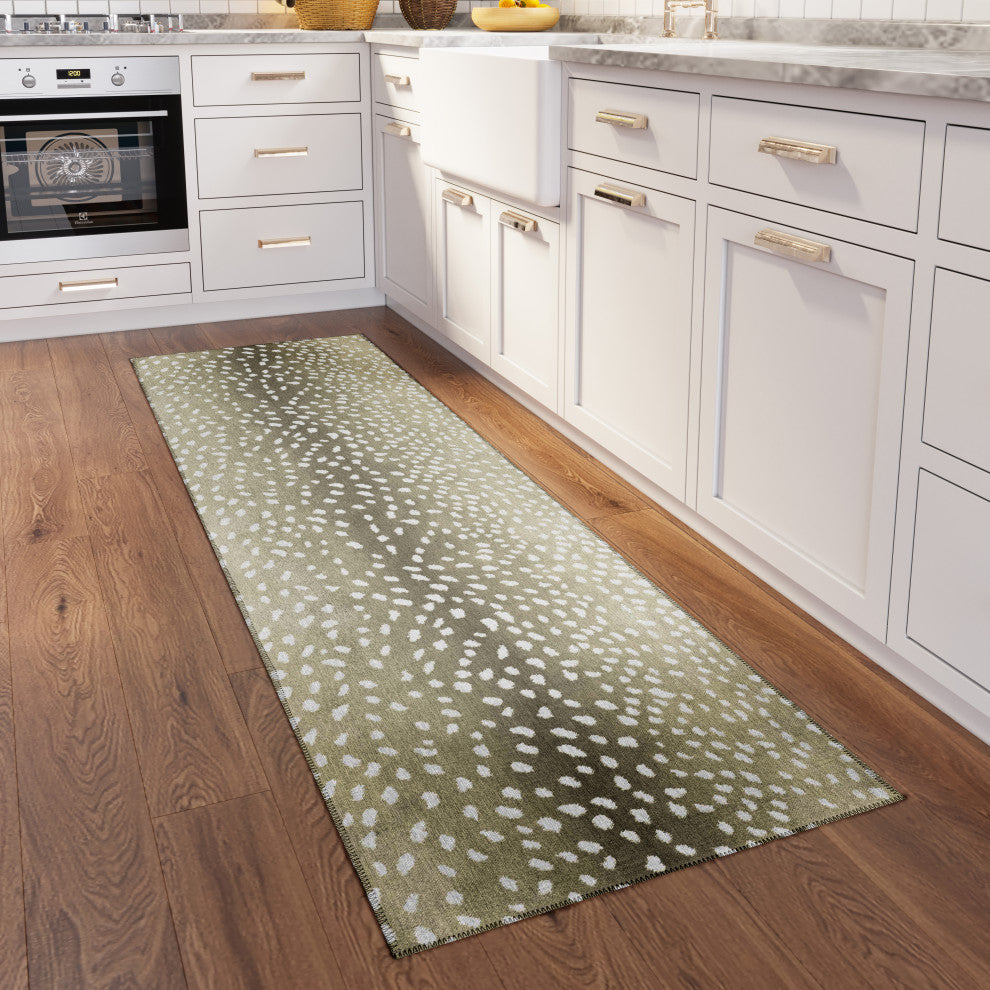 Dalyn Indoor/Outdoor Mali ML3 Stone Washable 2'3" x 7'6" Runner Rug
