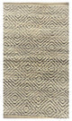 7" x 9" Tan and Gray Ornate Geometric Area Rug