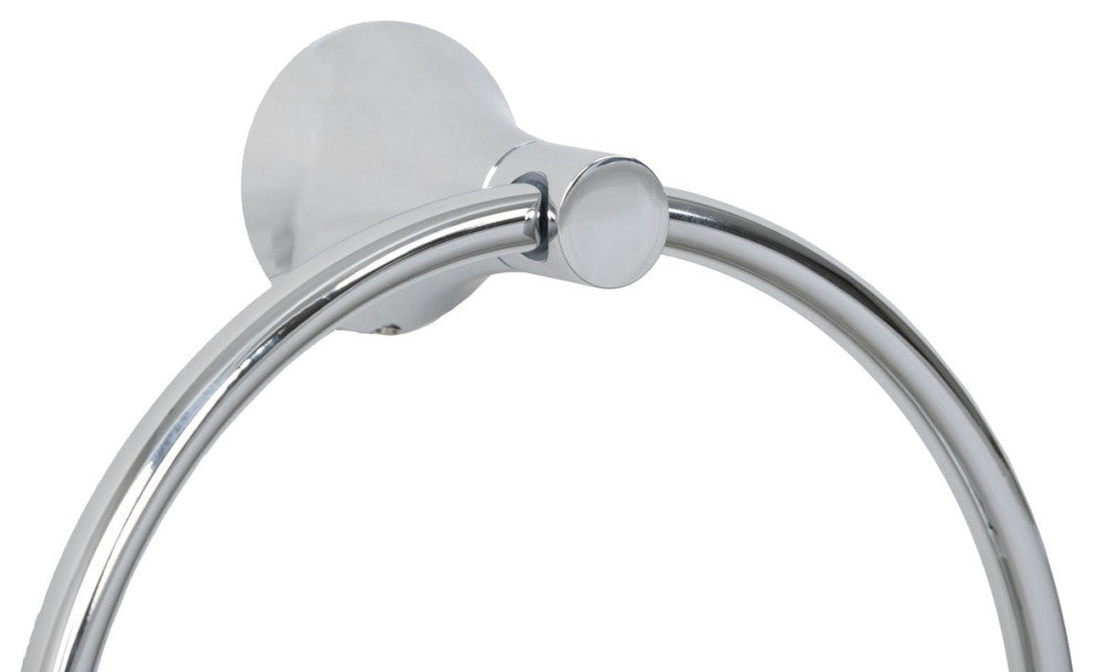 Italia Livorno Series Towel Ring in Chrome
