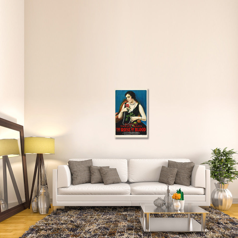 "Poster, Rose of Blood, The 01" Canvas by Hollywood Photo Archive, 24x36"