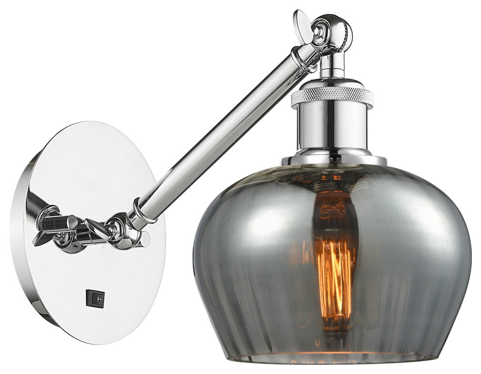 Innovations 317-1W-PC-G93 1-Light Sconce, Polished Chrome