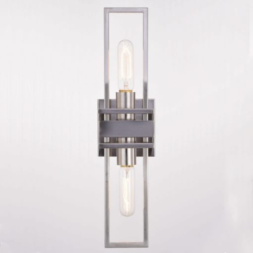 Marquis 2 Light Wall Light Satin Nickel